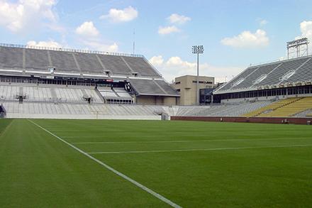 TifSport Bermuda grass on football field